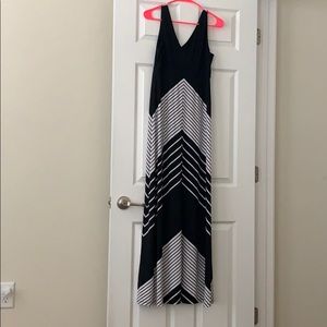 Black maxi dress
